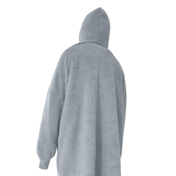 Hooded Blanket Plush Soft Fleece With Large Front Pocket Unisex NWT - Picture 9 of 9